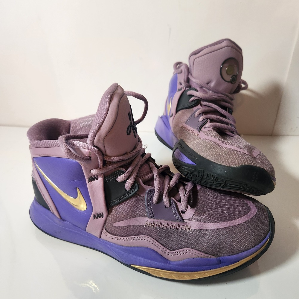 Nike Kyrie Infinity Purple Gold Basketball Shoes Sneakers 5Y - Picture 1 of 12